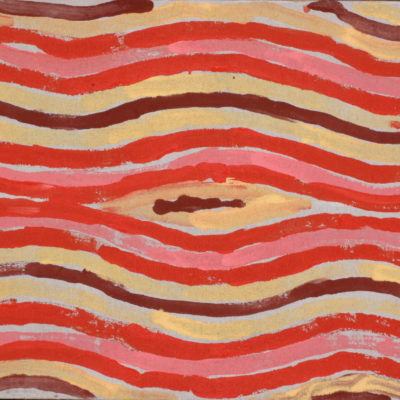 Clifford Possum Tjapaltjarri - Napperby Lake Ground Painting