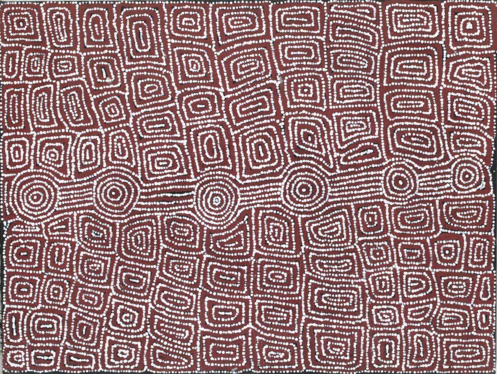 Rêve deux hommes / Two men dreaming - Thomas Tjapaltjarri
